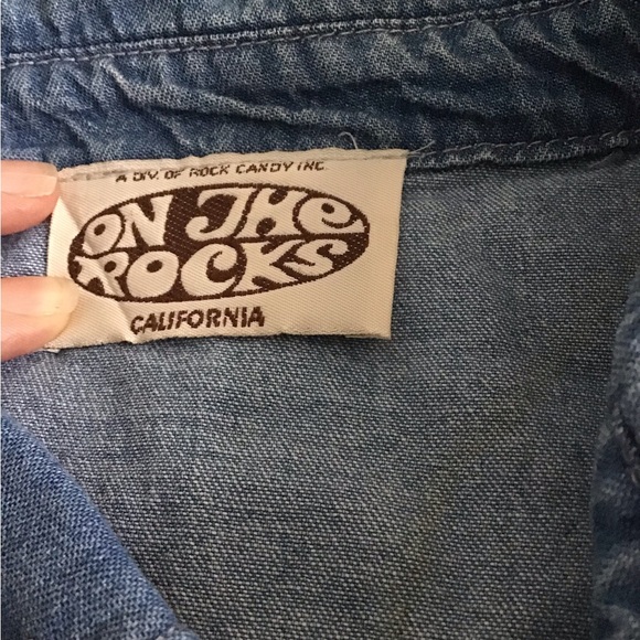 Vintage denim On the rocks button up - Picture 5 of 5